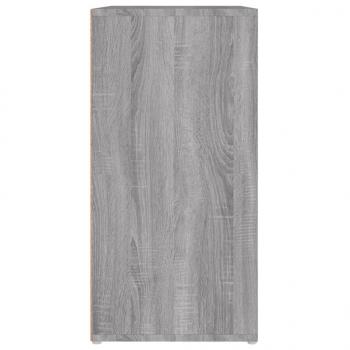 Schuhschrank Grau Sonoma 60x35x70 cm Holzwerkstoff