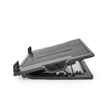 Notebook-Ständer | Anzahl Lüfter: 2 | Stromversorgung über USB | Anzahl Winkel: 4 | 18 " | 1200 U/min | LED