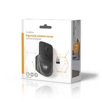 Mouse | Drahtlos | 800 / 1200 / 1600 dpi | Einstellbar DPI | Anzahl Knöpfe: 6 | Rechtshändig