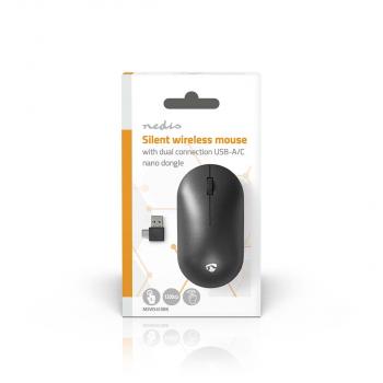 Mouse | Drahtlos | Silent-Maus | 1200 dpi | Anzahl Knöpfe: 3 | Beidhändig