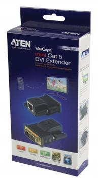 Mini-Cat-5-DVI-Extender (1080p bei 15m/1080i bei 20m)