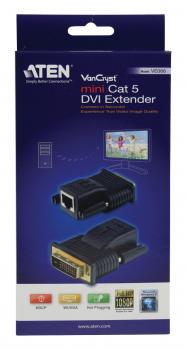 Mini-Cat-5-DVI-Extender (1080p bei 15m/1080i bei 20m)