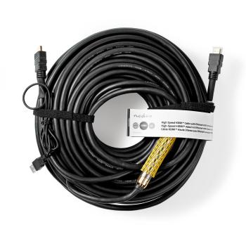 ARDEBO.de - High Speed ??HDMI ? Kabel mit Ethernet | HDMI? Stecker | HDMI? Stecker | 4K@30Hz | 18 Gbps | 40.0 m | Rund | PVC | Schwarz | Aufhänger