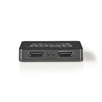 HDMI ? Splitter | 2-Port port(s) | HDMI? Eingang | 2x HDMI? Ausgang | 4K@30Hz | 2.25 Gbps | ABS / PVC | Schwarz