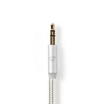 Lightning-Adapter | Apple Lightning 8-Pin | 3.5 mm Stecker | Vergoldet | 1.00 m | Rund | Nylon