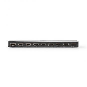HDMI ? Splitter | 8-Port port(s) | HDMI? Eingang | 8x HDMI? Ausgang | 4K@60Hz | 18 Gbps | Metall | Anthrazit