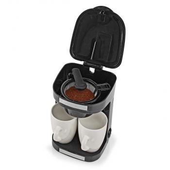Kaffeemaschine | Filter Kaffee | 0.25 l | 2 Tassen | Schwarz