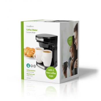 Kaffeemaschine | Filter Kaffee | 0.25 l | 2 Tassen | Schwarz