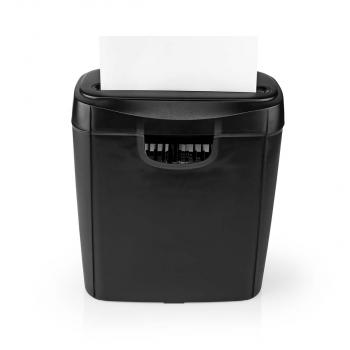 Aktenvernichter | Streifenschnitt | 6x A4-Seiten | 10 l | Sicherheitsnorm: DIN 2 | 190 W | Schwarz