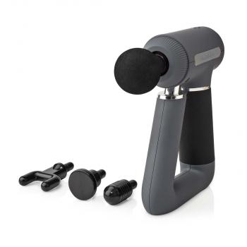 ARDEBO.de - Sport-Massagepistole | Batteriebetrieben | N/A | Wiederaufladbar | 6 Massagemodi | USB Kabel | Grau