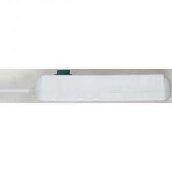 Verlängerungsbuchse Eco-Line 3-fach 5.00 m Weiss - Schutzkontakt TYPE F