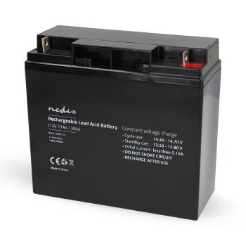ARDEBO.de - Wiederaufladbare Blei-Säure-Batterie | Bleisäure | Wiederaufladbar | 12 V | 17000 mAh