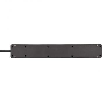 Bremounta Steckdosenleiste 6-fach Schwarz 3,00 m H05VV-F 3G1,5 TYPE F