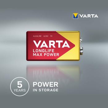 Longlife Max Power 9V 1-Blister (Menge: 10 je Bestelleinheit)