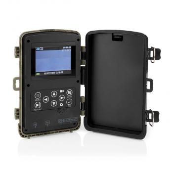 Wildlife Kamera | 4K@10fps | 48.0 MPixel | 4 MPixel CMOS | IP66 | Schwarz No-Glow IR | Nachtsicht | Blickwinkel: 90 ° | Bewegungssensor | Erfassungswinkel: 60 ° | Erfassungsbereich: 20.0 m | Monitorgröße: 2.3 " | LCD Screen | Braun / Grün