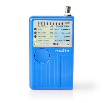 ARDEBO.de - LAN measuring instrument | Verdrahtet | 180 m | LED Anzeige | Batteriebetrieben