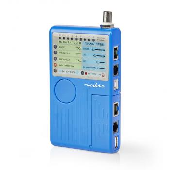 LAN measuring instrument | Verdrahtet | 180 m | LED Anzeige | Batteriebetrieben