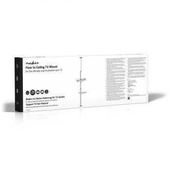 Vollbeweglicher TV-Ständer | 37 - 70 " | maximal unterstützes Bildschirmgewicht: 30 kg | kippbar | drehbar | Einstellbare voreingestellte Höhen | Aluminium / Stahl | Schwarz / Silber