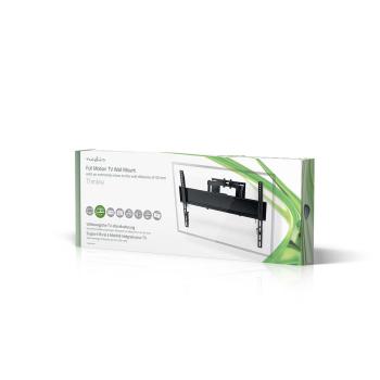 Vollbewegliche-TV-Wandhalterung | 37 - 80 " | maximal unterstützes Bildschirmgewicht: 35 kg | kippbar | drehbar | Minimaler Wandabstand: 75 mm | Maximaler Wandabstand: 330 mm | 3 Drehpunkt(e) | Stahl | Schwarz