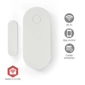 ARDEBO.de - SmartLife Tür-Fenster-Sensor | Zigbee 3.0 | Batteriebetrieben | Android? / IOS | Weiss
