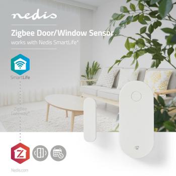 SmartLife Tür-Fenster-Sensor | Zigbee 3.0 | Batteriebetrieben | Android? / IOS | Weiss