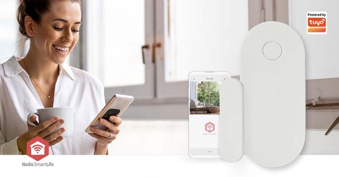 SmartLife Tür-Fenster-Sensor | Zigbee 3.0 | Batteriebetrieben | Android? / IOS | Weiss
