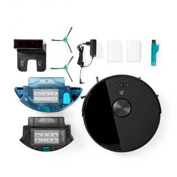 SmartLife Roboter-Staubsauger | Laser-Navigation | Wi-Fi | Kapazität Auffangbehälter: 0.6 l | Automatisches Laden | Maximale Betriebszeit: 2 Std | Schwarz | Android? / IOS