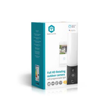 SmartLife Außenkamera | Umgebungslicht | Full HD 1080p | Pan tilt | IP65 | Cloud Storage (optional) / microSD (not enthalten) / Onvif | 100 - 240 V AC | Bewegungssensor | Nachtsicht | Schwarz