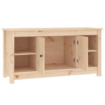 TV-Schrank 103x36,5x52 cm Massivholz Kiefer