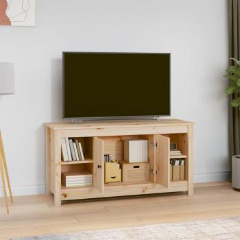 TV-Schrank 103x36,5x52 cm Massivholz Kiefer