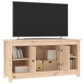 TV-Schrank 103x36,5x52 cm Massivholz Kiefer