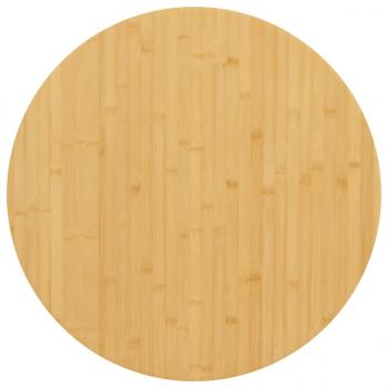 ARDEBO.de - Tischplatte Ø60x4 cm Bambus
