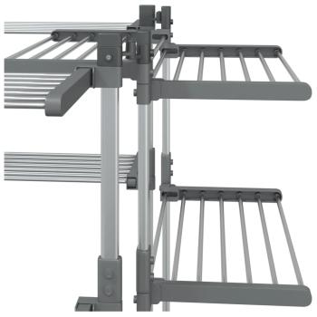 Wäschetrockner 107x107x120 cm Aluminium