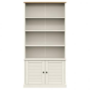 Bücherregal VIGO Weiß 85x35x170 cm Massivholz Kiefer