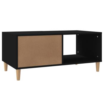 ARDEBO.de - Couchtisch Schwarz 89,5x50x40 cm Holzwerkstoff