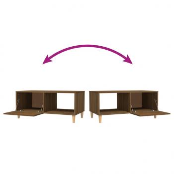 Couchtisch Braun Eichen-Optik 89,5x50x40 cm Holzwerkstoff