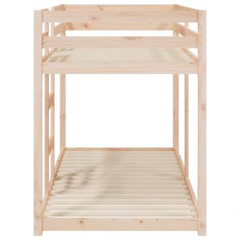 Etagenbett 80x200 cm Massivholz Kiefer