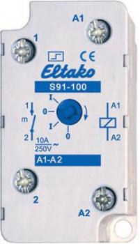ARDEBO.de Eltako S91-100-230V Eletkromechanischer Stromstoßschalter, 1 Schließer, 10A, 230V (91100030)