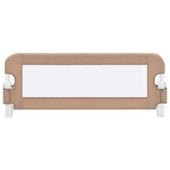 Kleinkind-Bettschutzgitter Taupe 102x42 cm Polyester