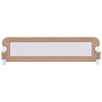 Kleinkind-Bettschutzgitter Taupe 150x42 cm Polyester