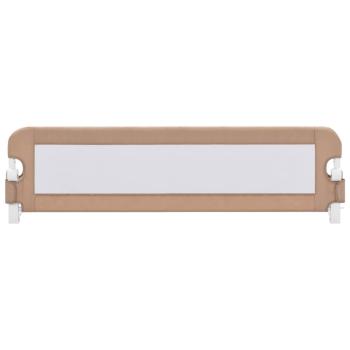 Kleinkind-Bettschutzgitter Taupe 150x42 cm Polyester