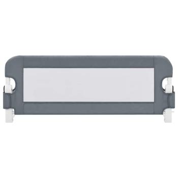Kleinkind-Bettschutzgitter Grau 102x42 cm Polyester
