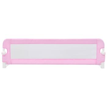 Kleinkind-Bettschutzgitter Rosa 120x42 cm Polyester