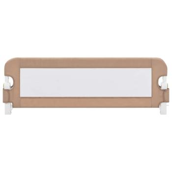 Kleinkind-Bettschutzgitter Taupe 120x42 cm Polyester