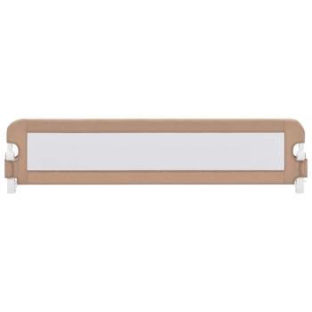 Kleinkind-Bettschutzgitter Taupe 180x42 cm Polyester
