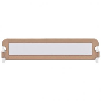 Kleinkind-Bettschutzgitter Taupe 180x42 cm Polyester