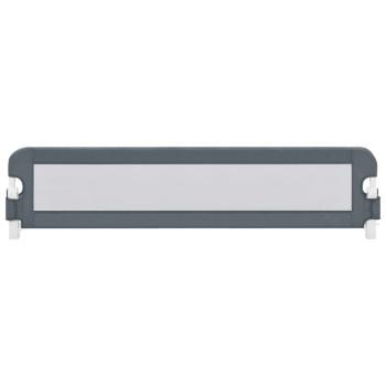 Kleinkind-Bettschutzgitter Grau 180x42 cm Polyester