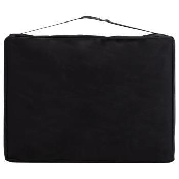 Massageliege Klappbar 2-Zonen mit Aluminiumgestell Lila