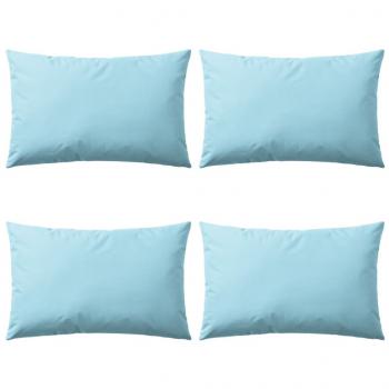 ARDEBO.de - Gartenkissen 4 Stk. 60 x 40 cm Hellblau