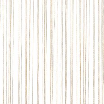 Fadenvorhänge 2 Stk. 100 x 250 cm Beige